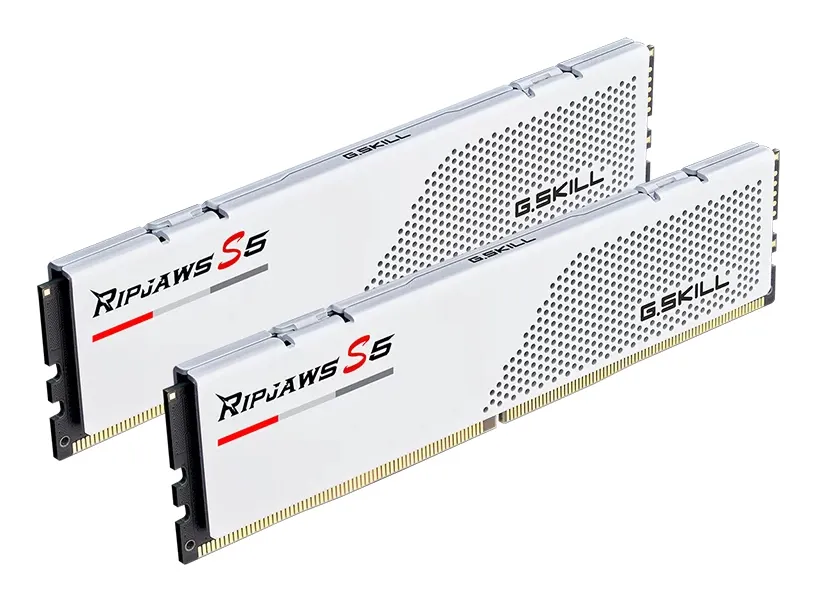 G.Skill Ripjaws S5 F5-6000J3648D16GX2-RS5W 32 GB (2 x 16 GB) DDR5 6000 MHz6000 MT/s, CL36 - minne