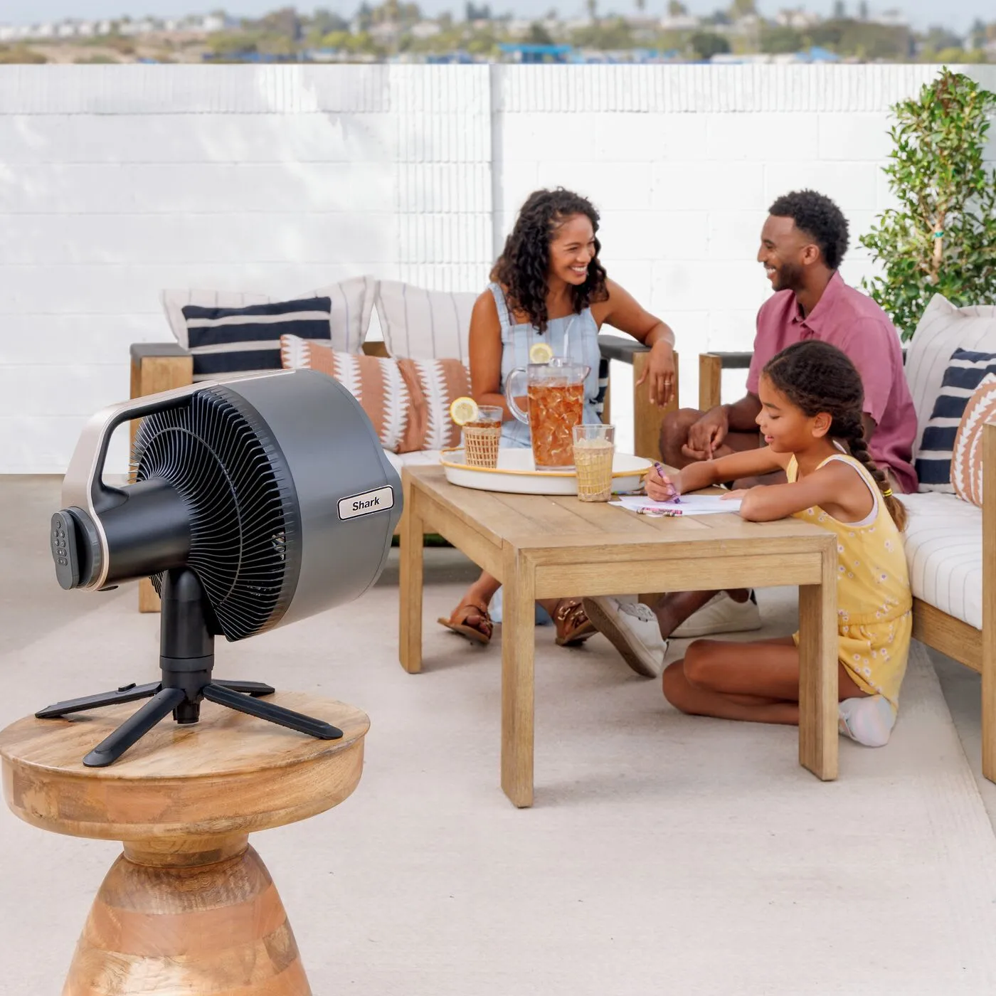 Shark FA300EU FlexBreeze Pro Mist Fan, Anthracite