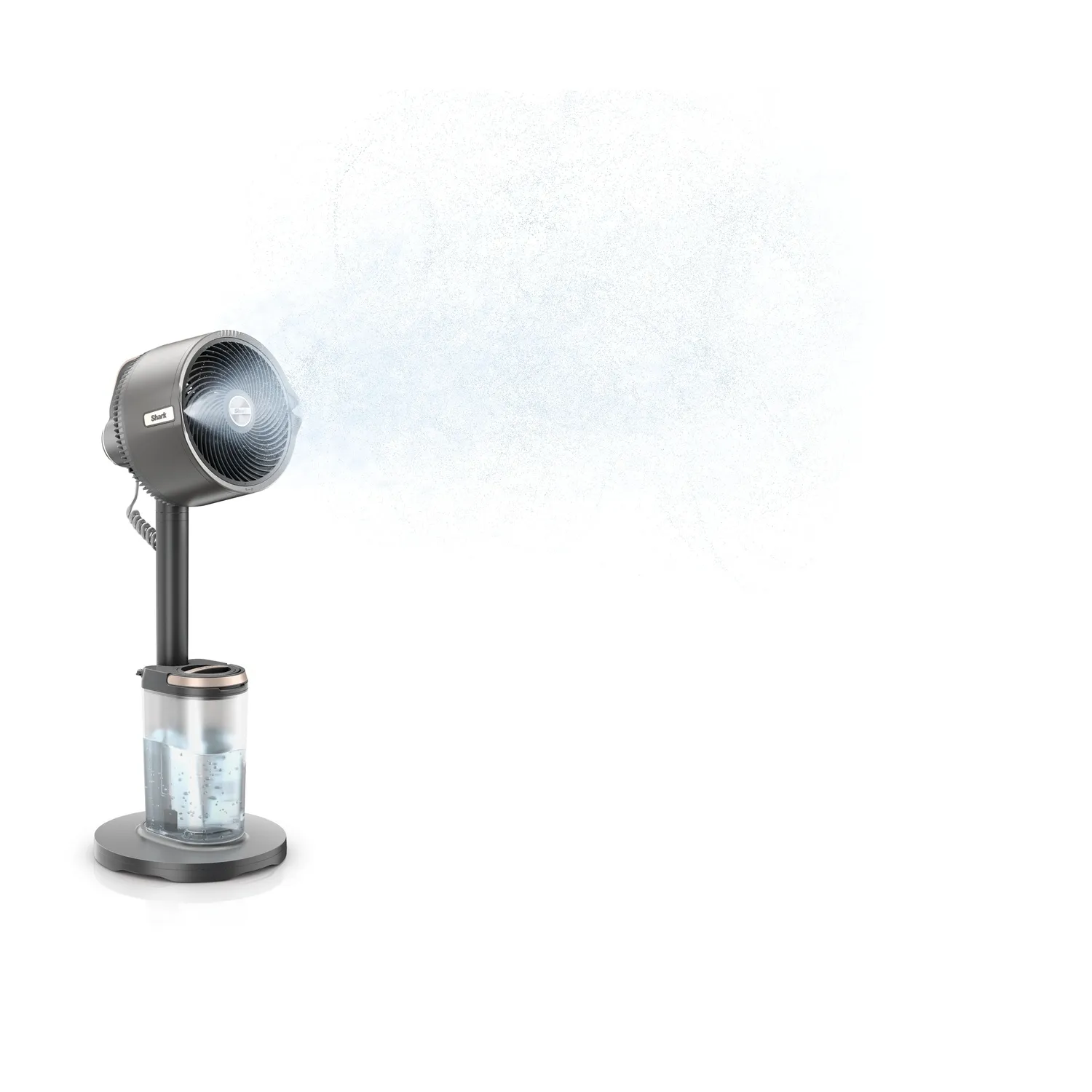 Shark FA300EU FlexBreeze Pro Mist Fan, Anthracite
