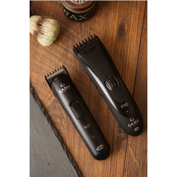 GA.MA Black Titanium T747 -  hair clipper and trimmer