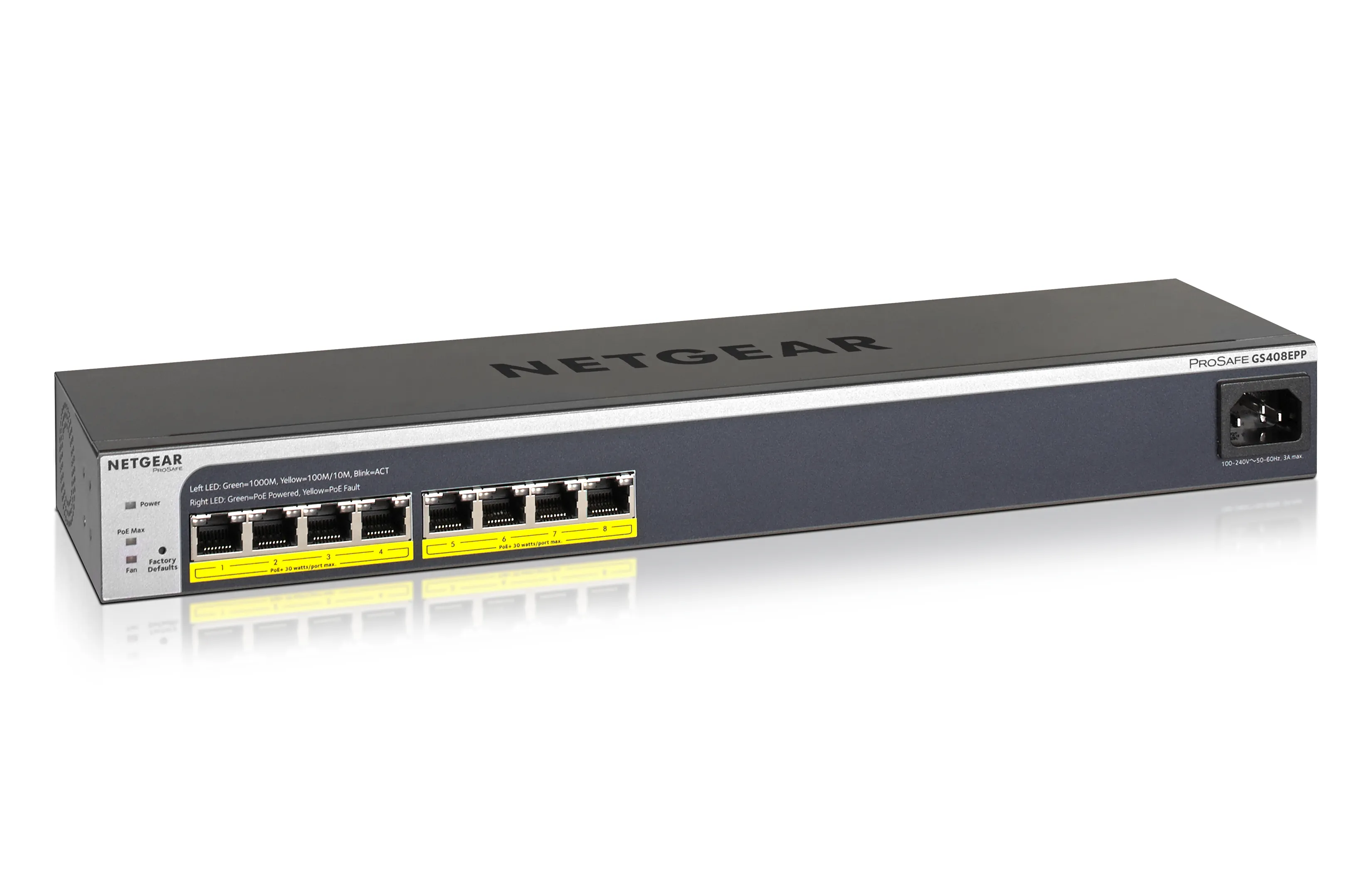 8-PORT Gigabit Ethernet Switch PoE