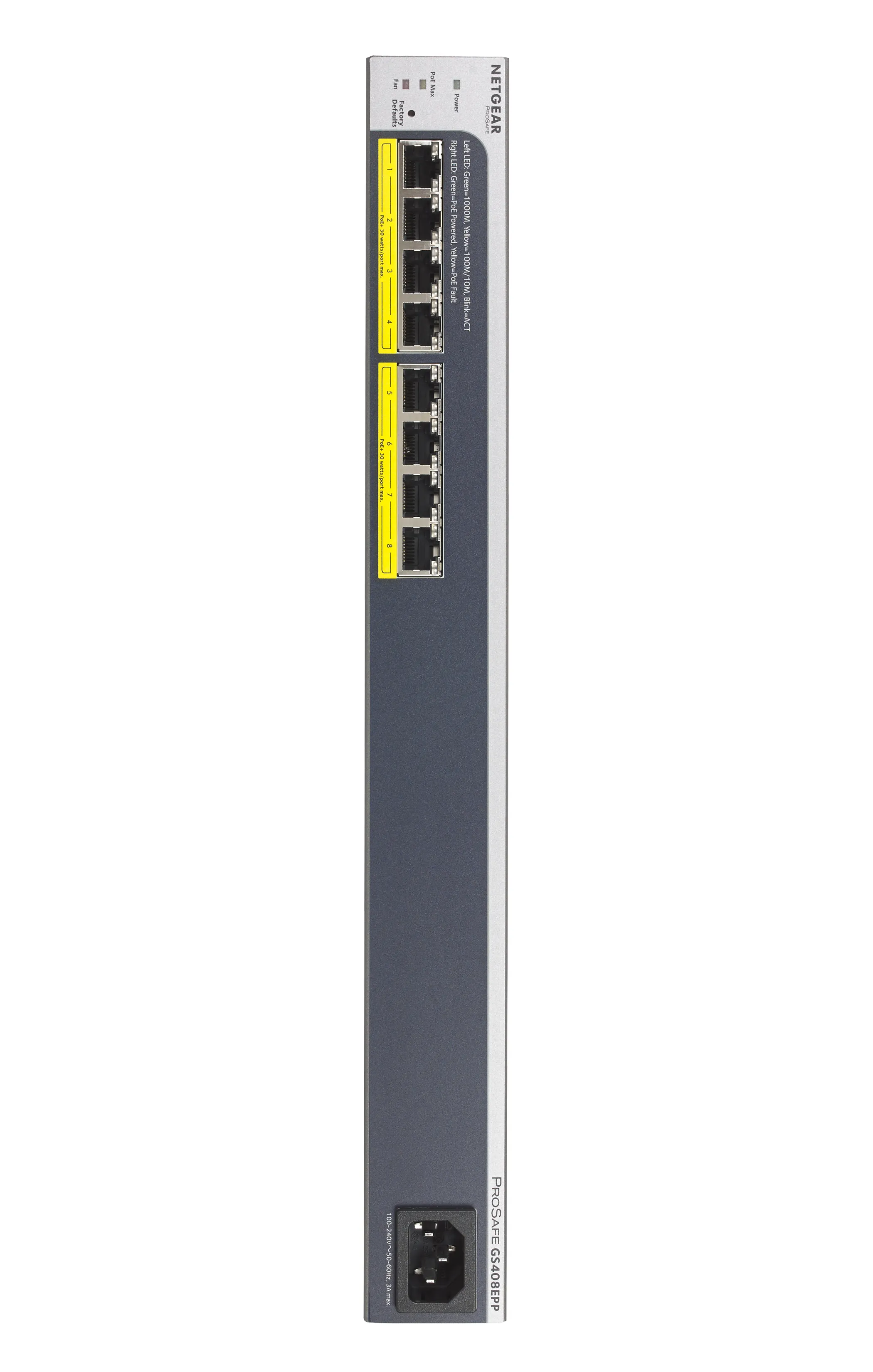 8-PORT Gigabit Ethernet Switch PoE