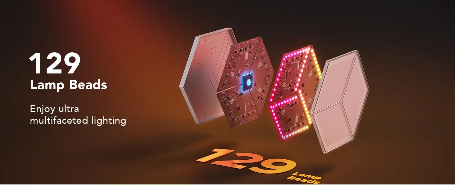 Govee Glide Hexagon Light Panels Ultra - expansion pack, 1pcs