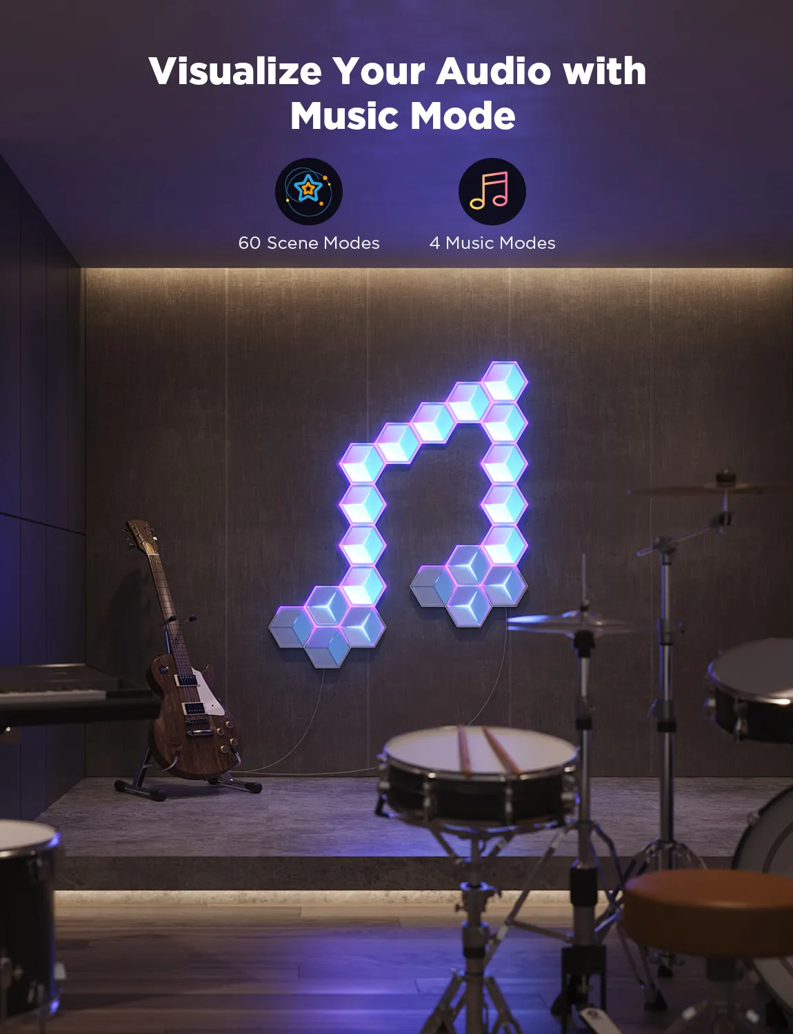 Govee Glide Hexagon Light Panels Ultra - expansion pack, 1pcs