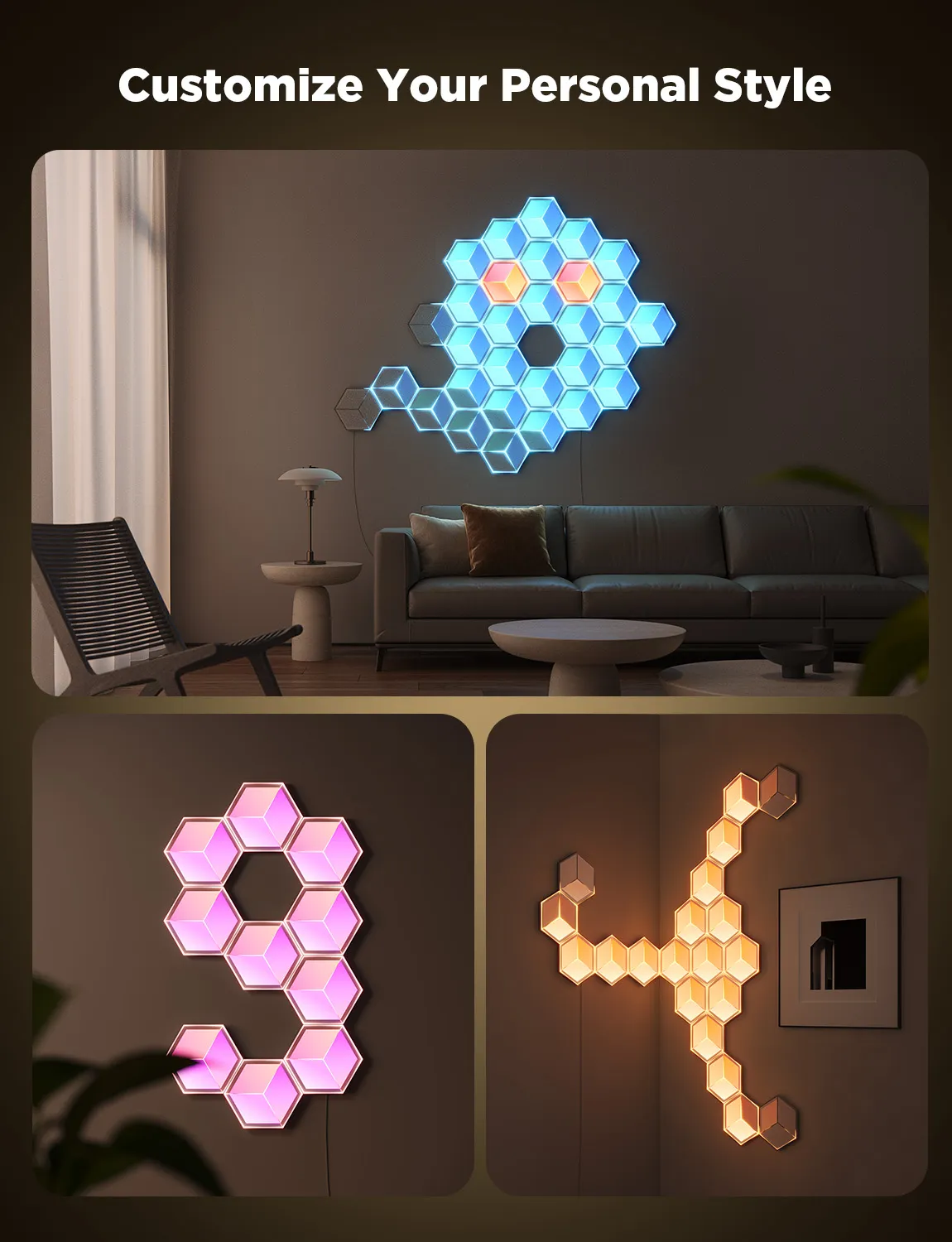 Govee Glide Hexagon Light Panels Ultra - expansion pack, 1pcs