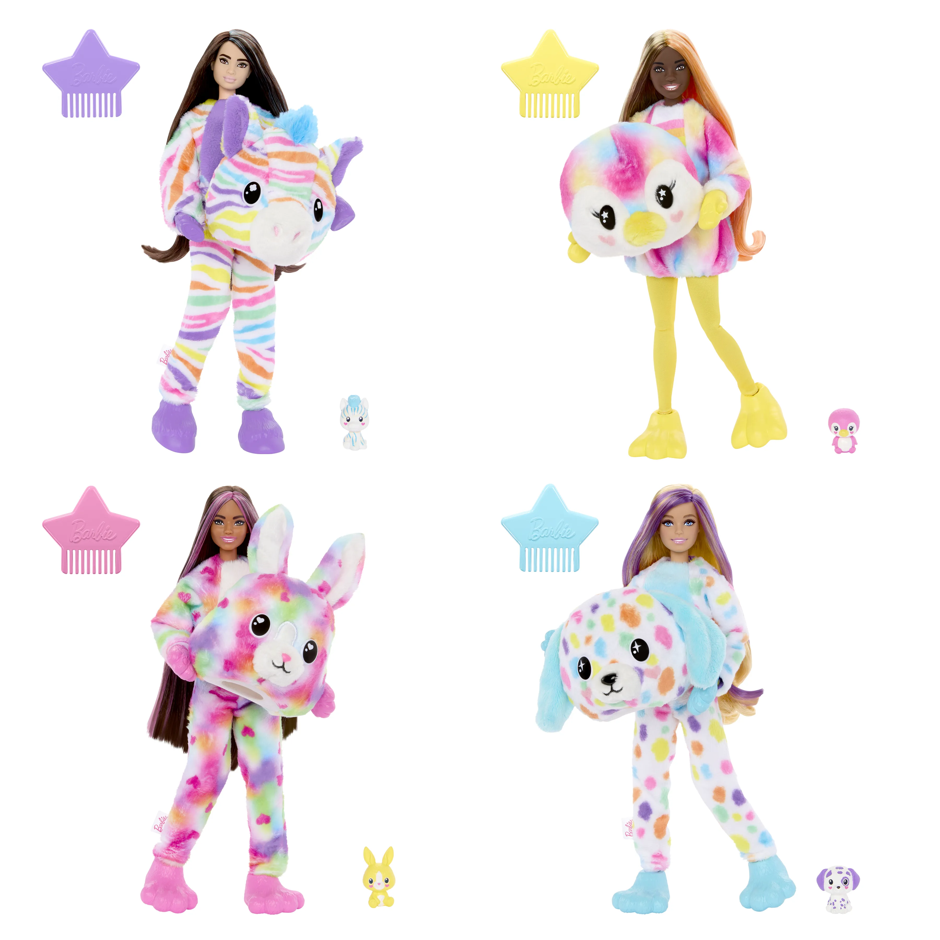 Mattel Barbie Cutie Reveal Color Dream Series - Bunny, toy figure