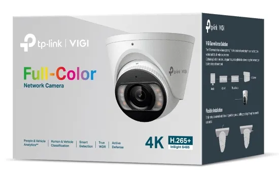 TP-Link VIGI InSight S485 8MP - Network Camera, White