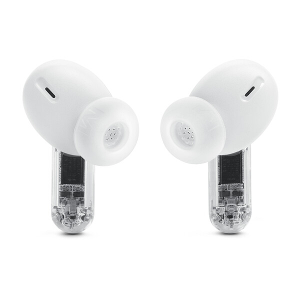JBL Tune Beam 2 - wireless earbuds, ghost white