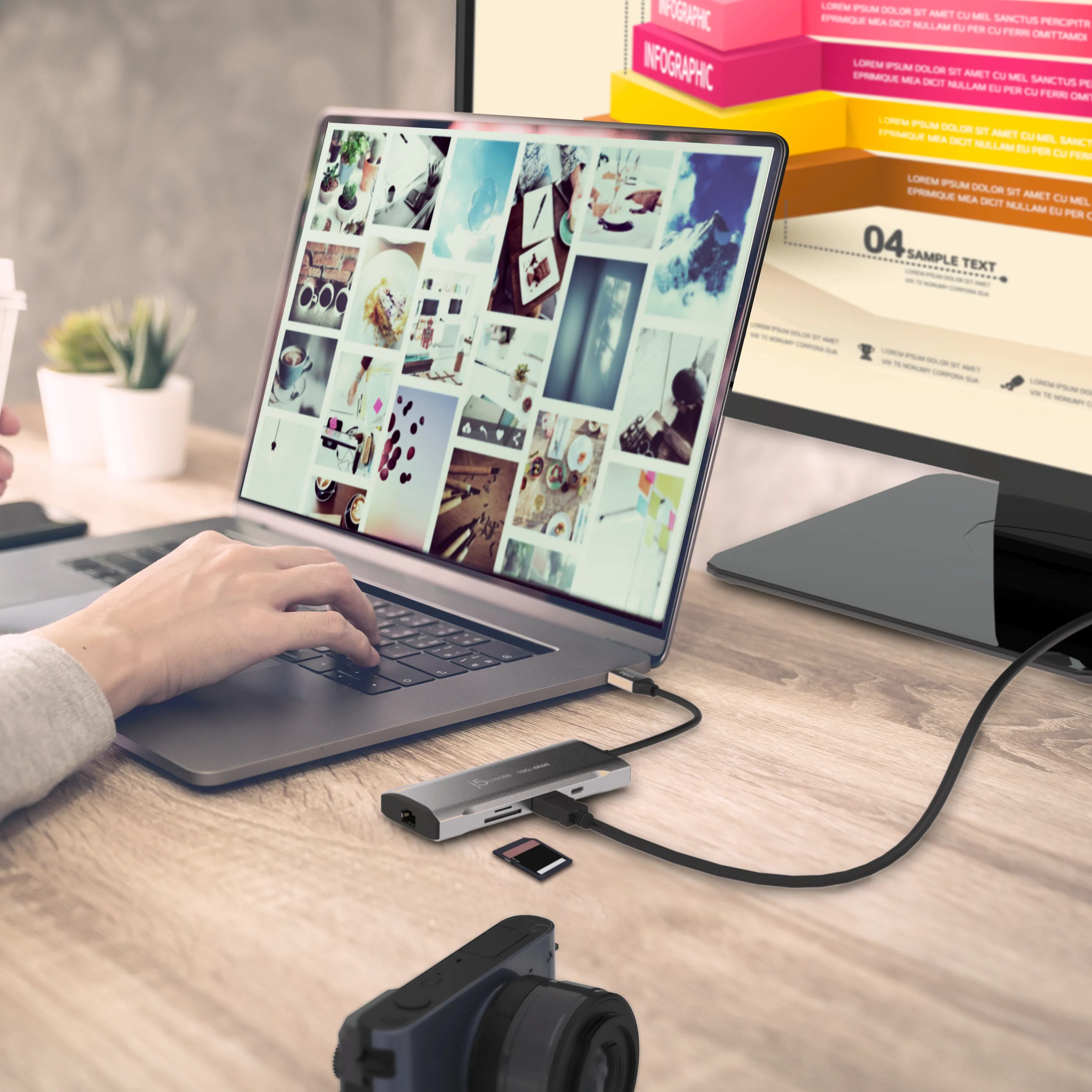 J5 Create 4K60 ELITE USB-C 10GBPS MINI - DOCK