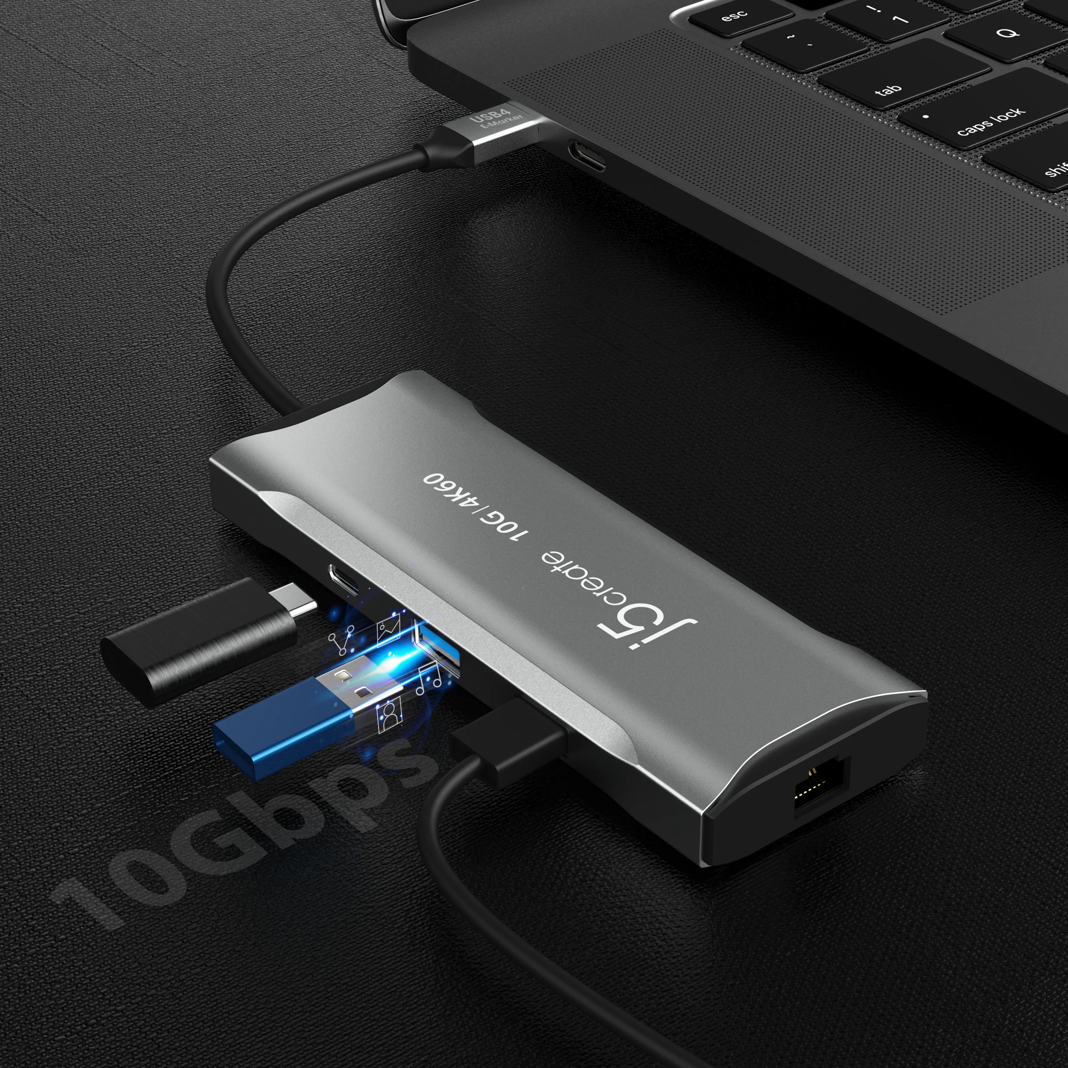 J5 Create 4K60 ELITE USB-C 10GBPS MINI - DOCK