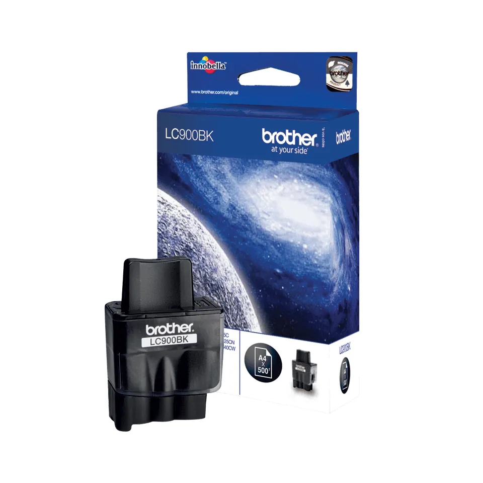 Brother LC900BK -mustekasetti, musta