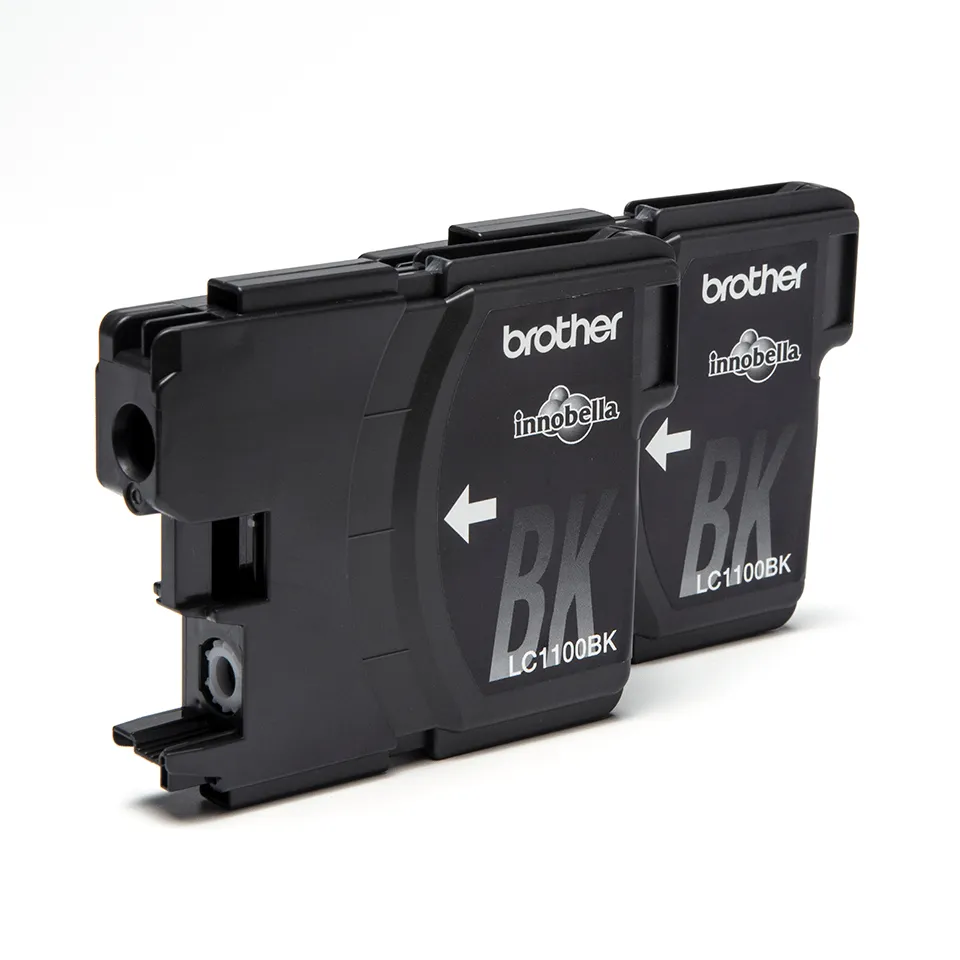 Brother LC1100BK -mustekasettipakkaus, musta, 2 kpl