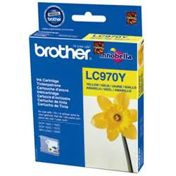 Brother LC970YBP bl&auml;ckpatron, 11 ml, gul