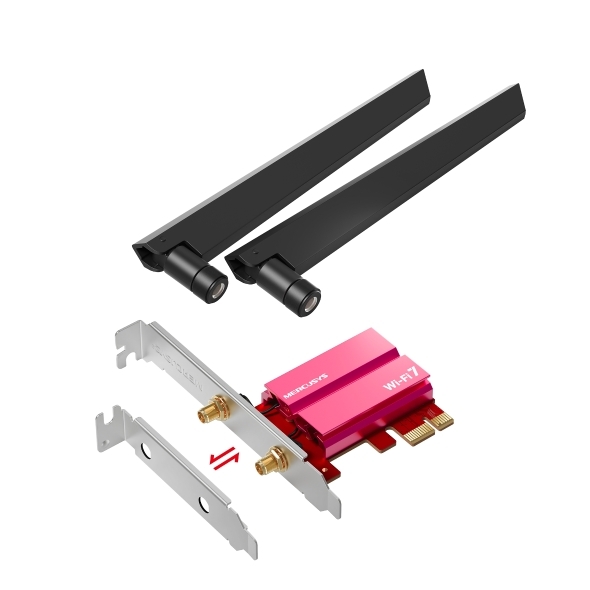 Mercusys MA47BE BE9300 Wi-Fi 7 Bluetooth 5.4  - PCI Express network adapter