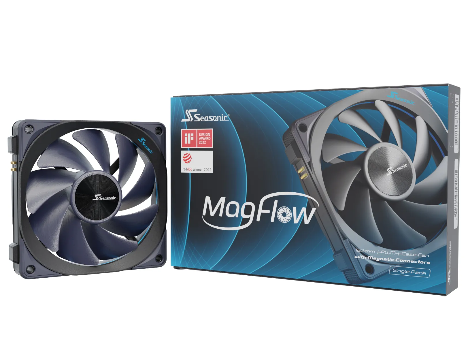 Seasonic MagFlow, 120mm - case fan, black