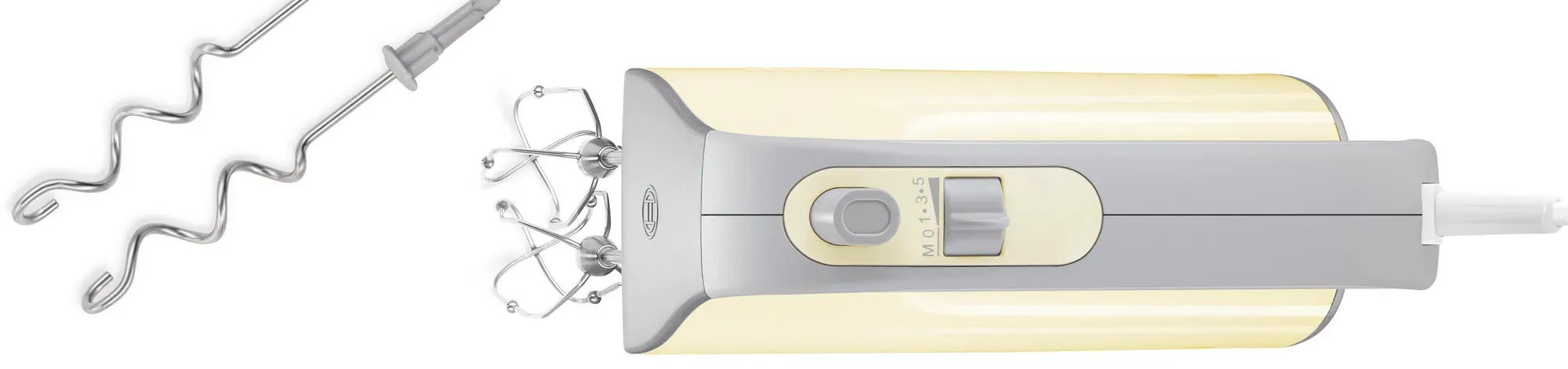 Bosch MFQ40301 - hand mixer, vanilla/gray