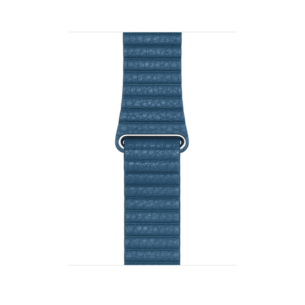 Apple Watch 44mm Cape Cod Blue Leather Loop - Medium