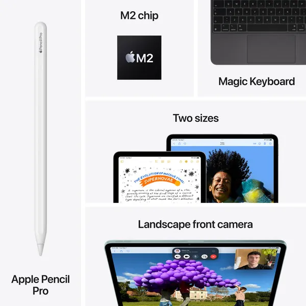Apple iPad Air 11&quot; M2, 512GB, Wi-Fi - tablet, Purple
