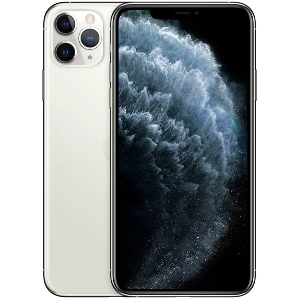 Renoverad iPhone 11 Pro Max 64 GB - mobiltelefon, Silver (Mycket bra skick)