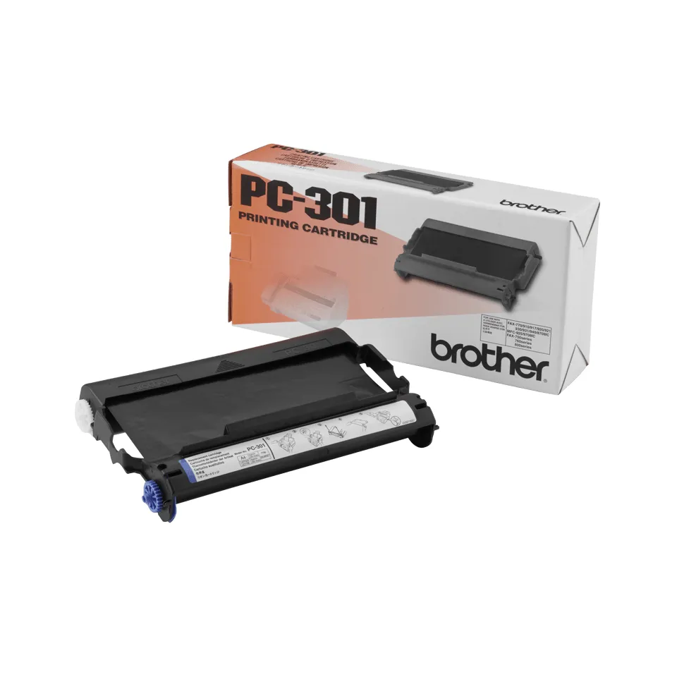 Brother PC-301 ribbon cartridge, Black