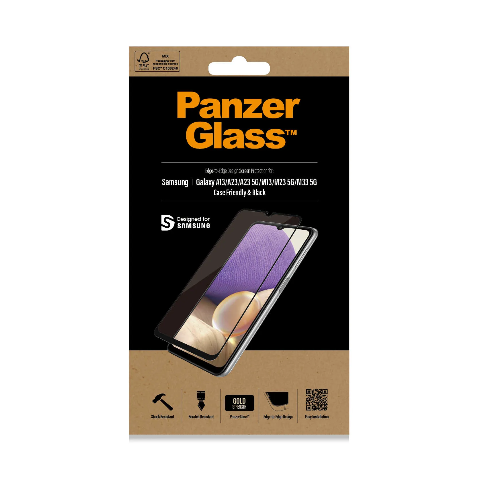 PanzerGlass Case Friendly, Galaxy A13 - Screen Glass