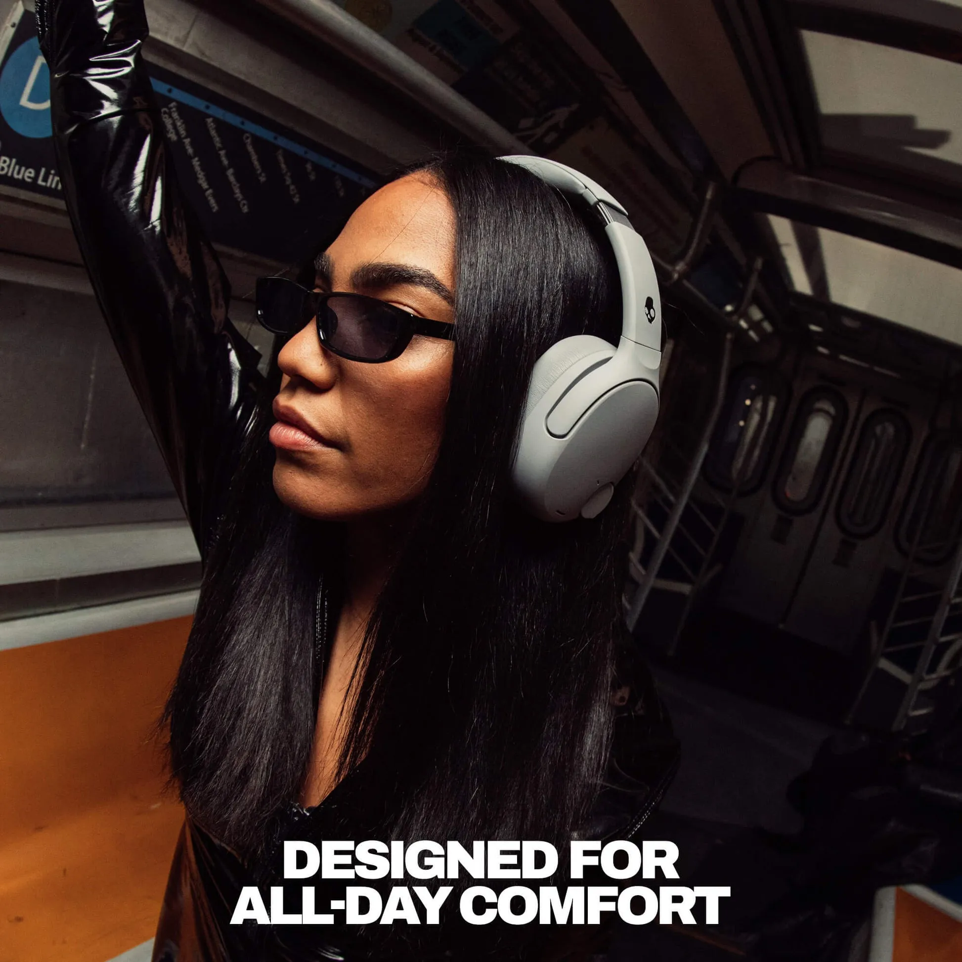 Skullcandy Crusher 720 -langattomat kuulokkeet, harmaa