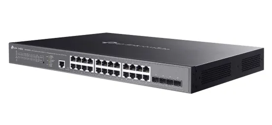 TP-Link Omada SG3428XMPP - Hallittava kytkin, Musta