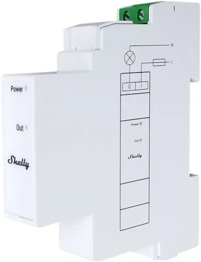 Shelly Pro 3EM Switch Add-on (lisäosa)