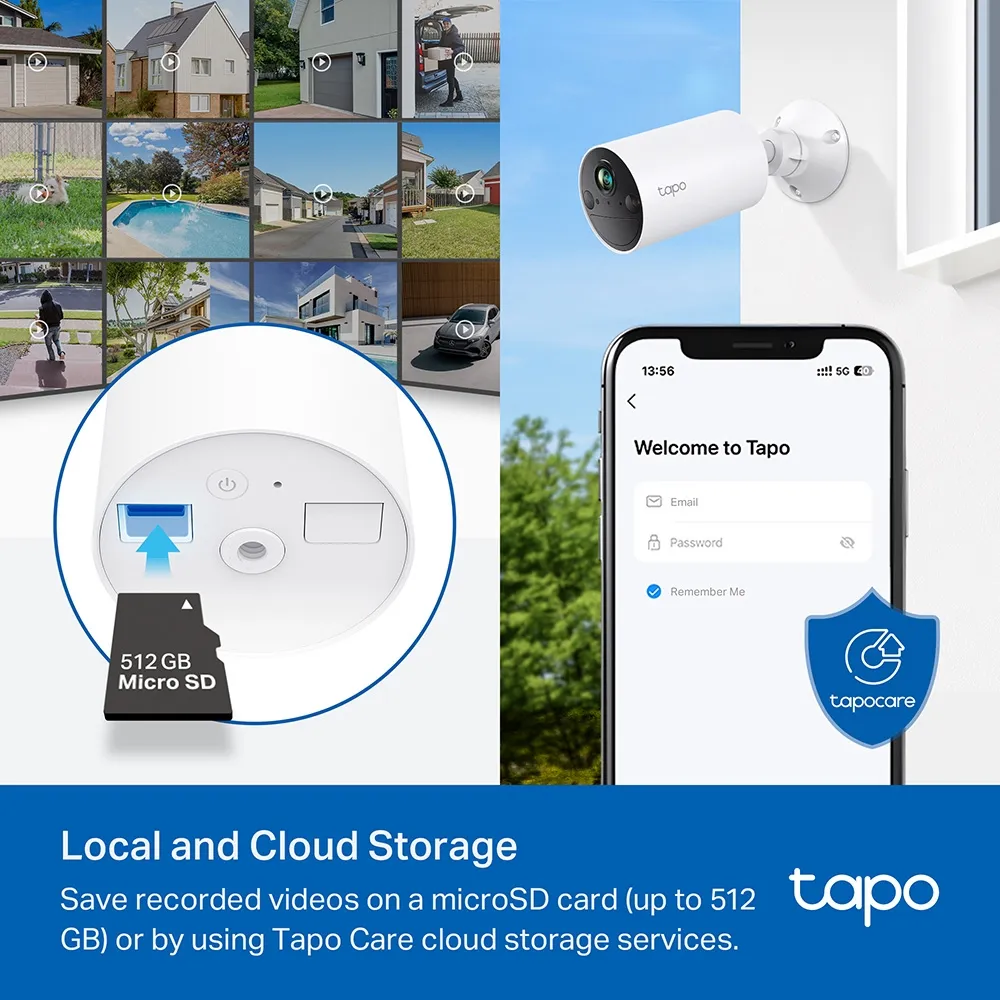 TP-Link Tapo C410 Smart Wire-Free Indoor/Outdoor Security Camera, 2-Pack