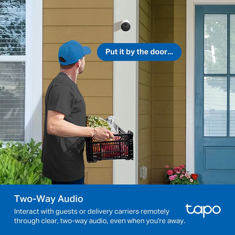 TP-Link Tapo C410 Smart Wire-Free Indoor/Outdoor Security Camera, 2-Pack