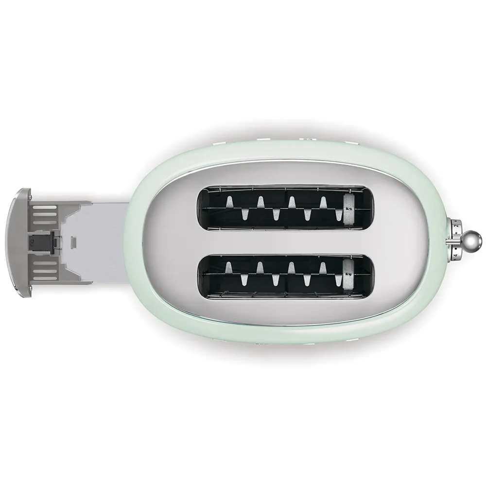 Smeg TSF01PGEU - brödrost, 2 brödskivor, Mint/Grön