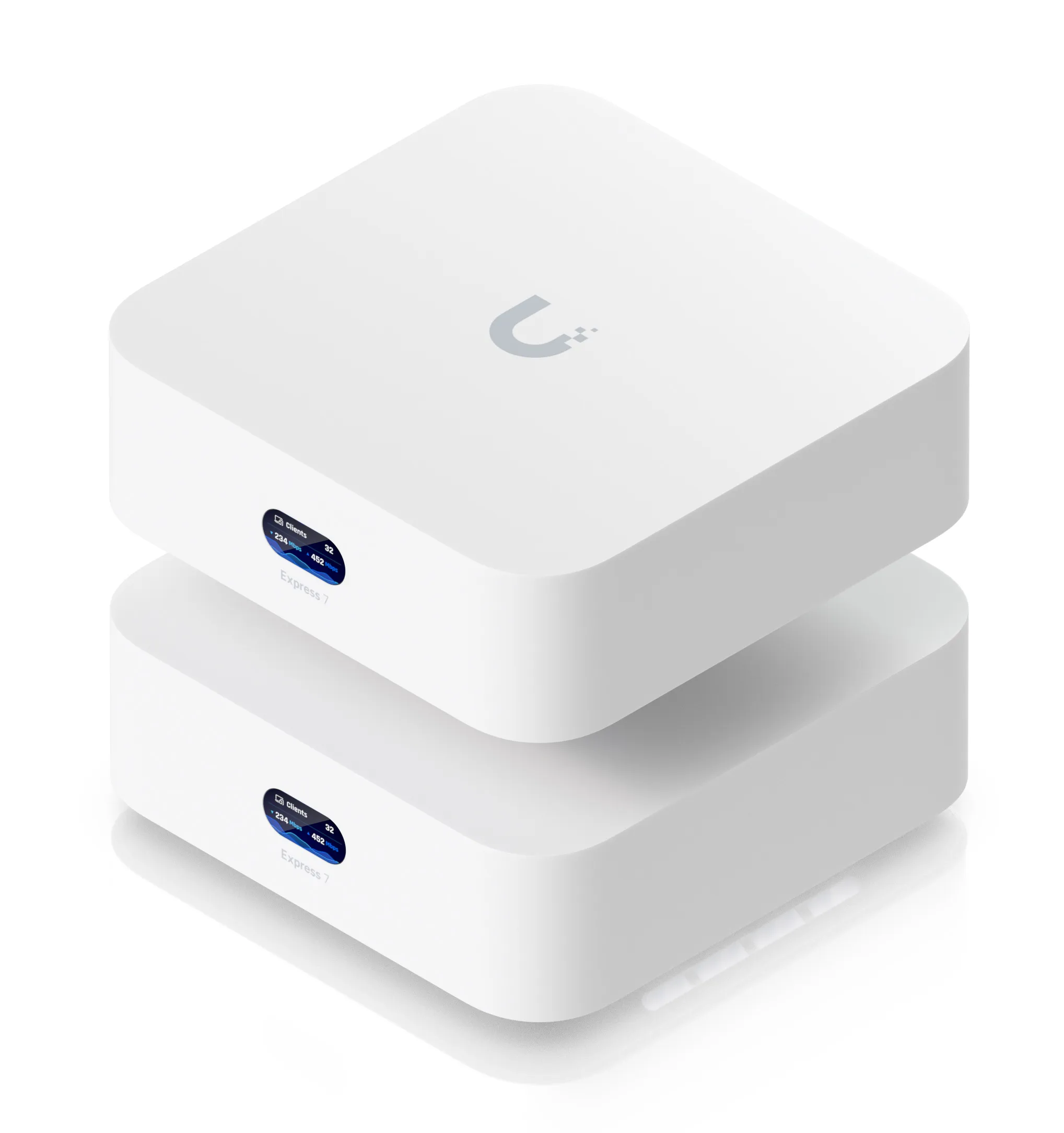 Ubiquiti UniFi Express 7 Mesh WiFi System, Wi-Fi 7, Tri-band, 2 pcs, White