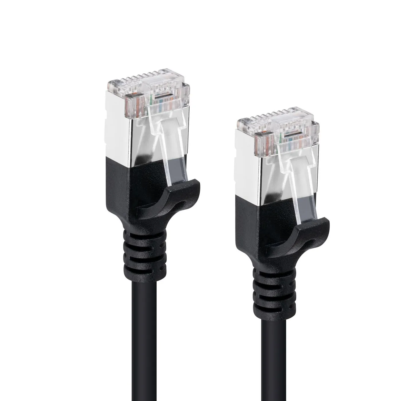 MicroConnect Cat6a U/FTP LSZH RJ45 0.5m Network Cable, Black