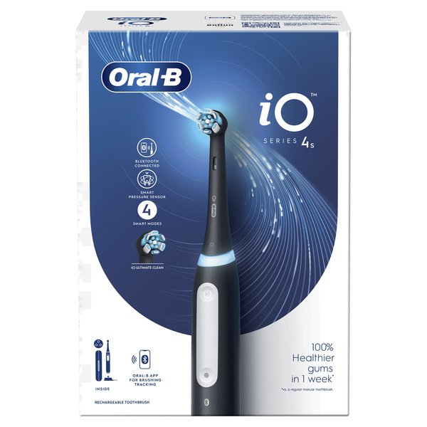 ORAL-B S&Auml;HK&Ouml;HAMMASHARJA iO 4s BLACK.