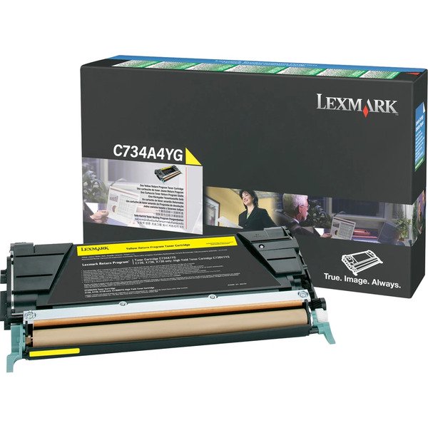 Lexmark C746A3YG toner cartridge, Yellow