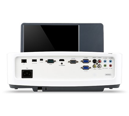 ACER U5220 DLP short throw Projector 3000ANSI Lumen 3D ready XGA 1024x768 13000:1 2xHDMI 2xD-Sub Cinch-Video hidden port HDMI/MHL