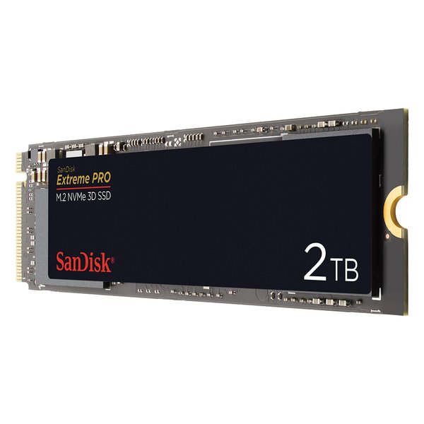SanDisk ExtremePRO 2TB, PCIe 3.0, M.2 - SSD