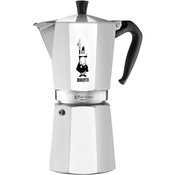 Bialetti Moka Express - espressomachine, silver, 9 cups