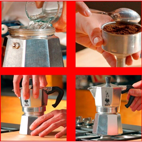 Bialetti Moka Express - espressomachine, silver, 9 cups