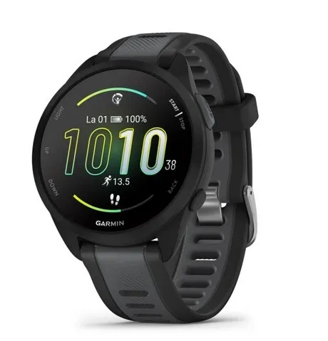 Garmin Forerunner 165 -urheilukello, musta/tummanharmaa
