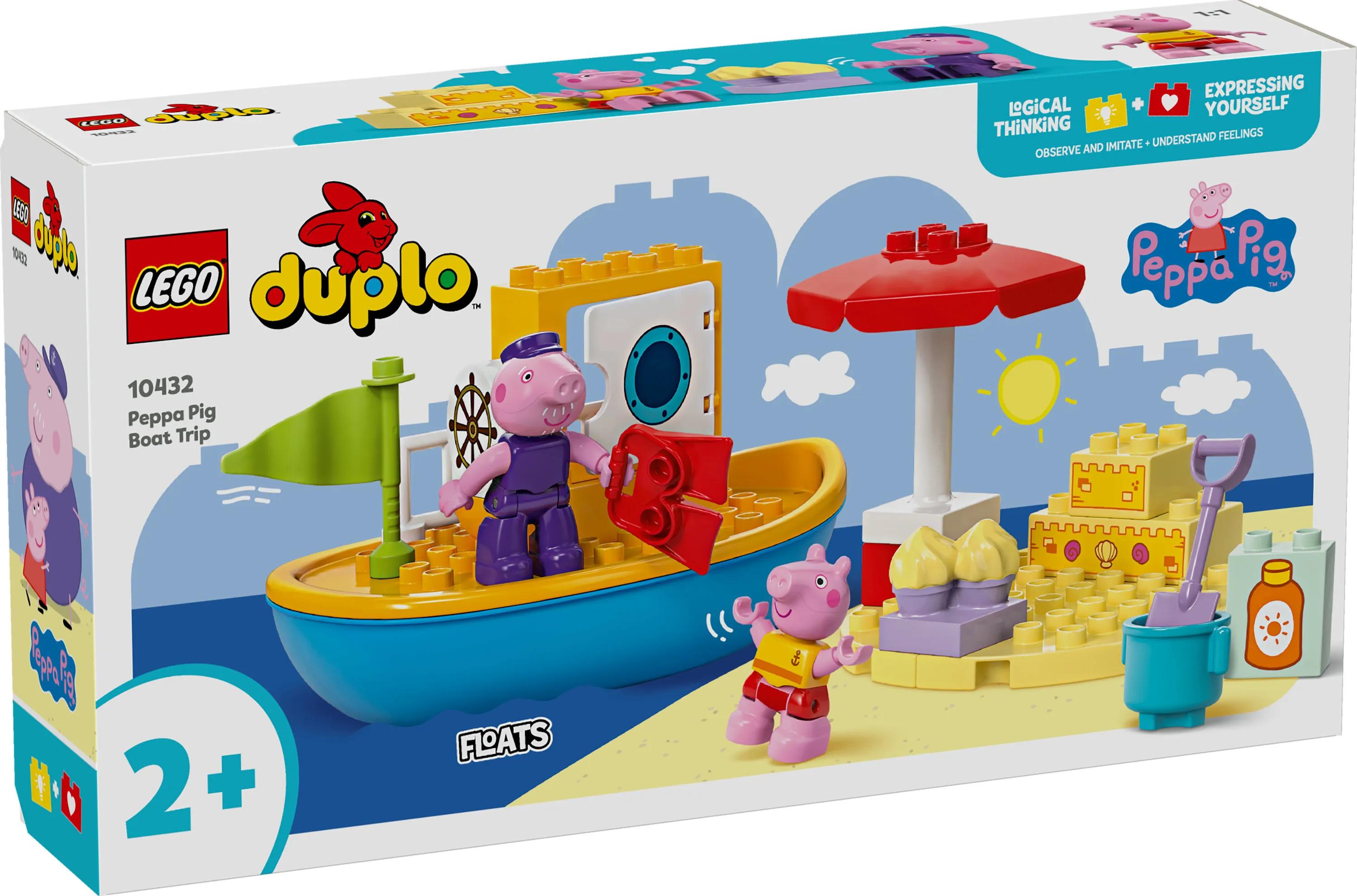 LEGO DUPLO Peppa Pig Piggy's Boat Trip 10432