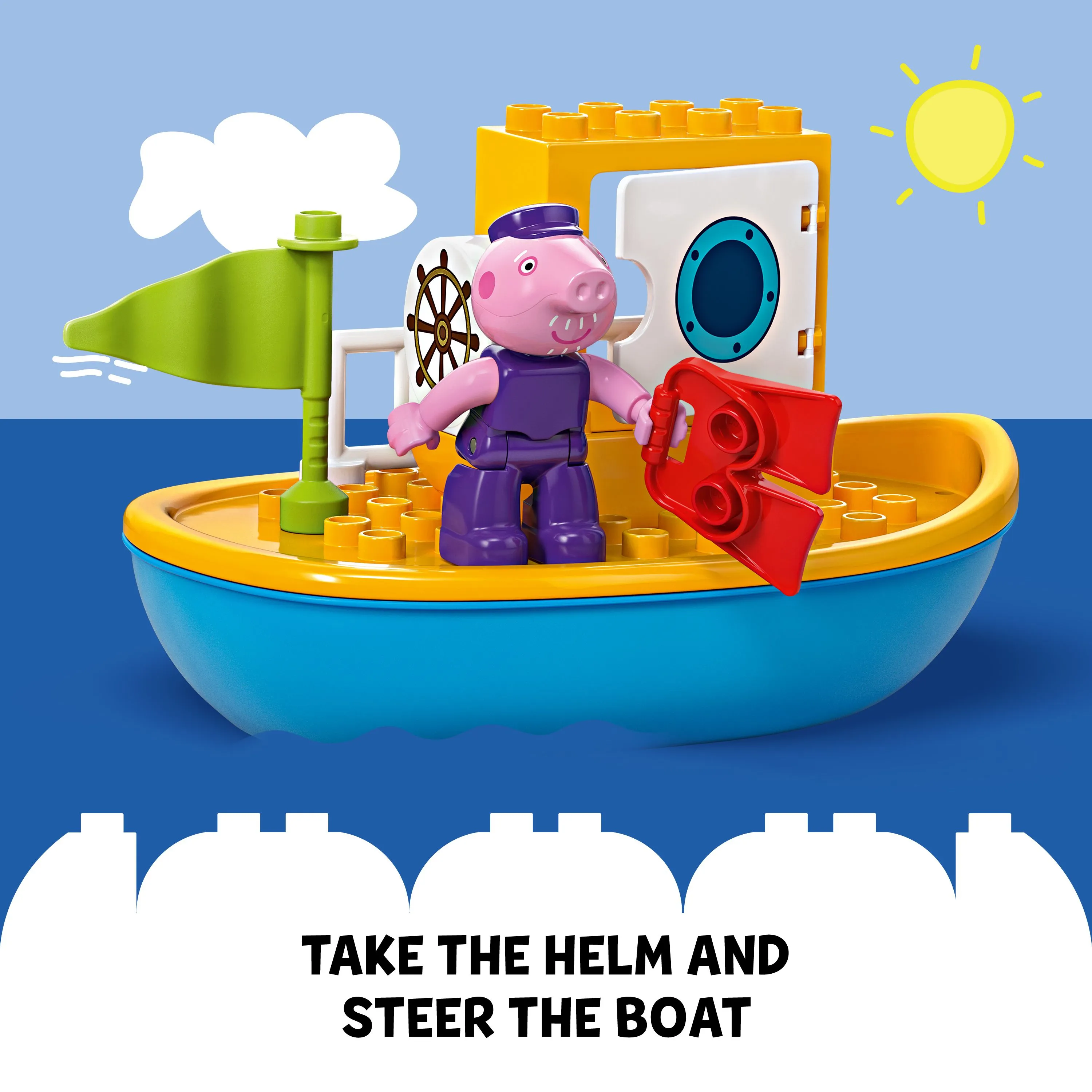 LEGO DUPLO Peppa Pig Piggy's Boat Trip 10432