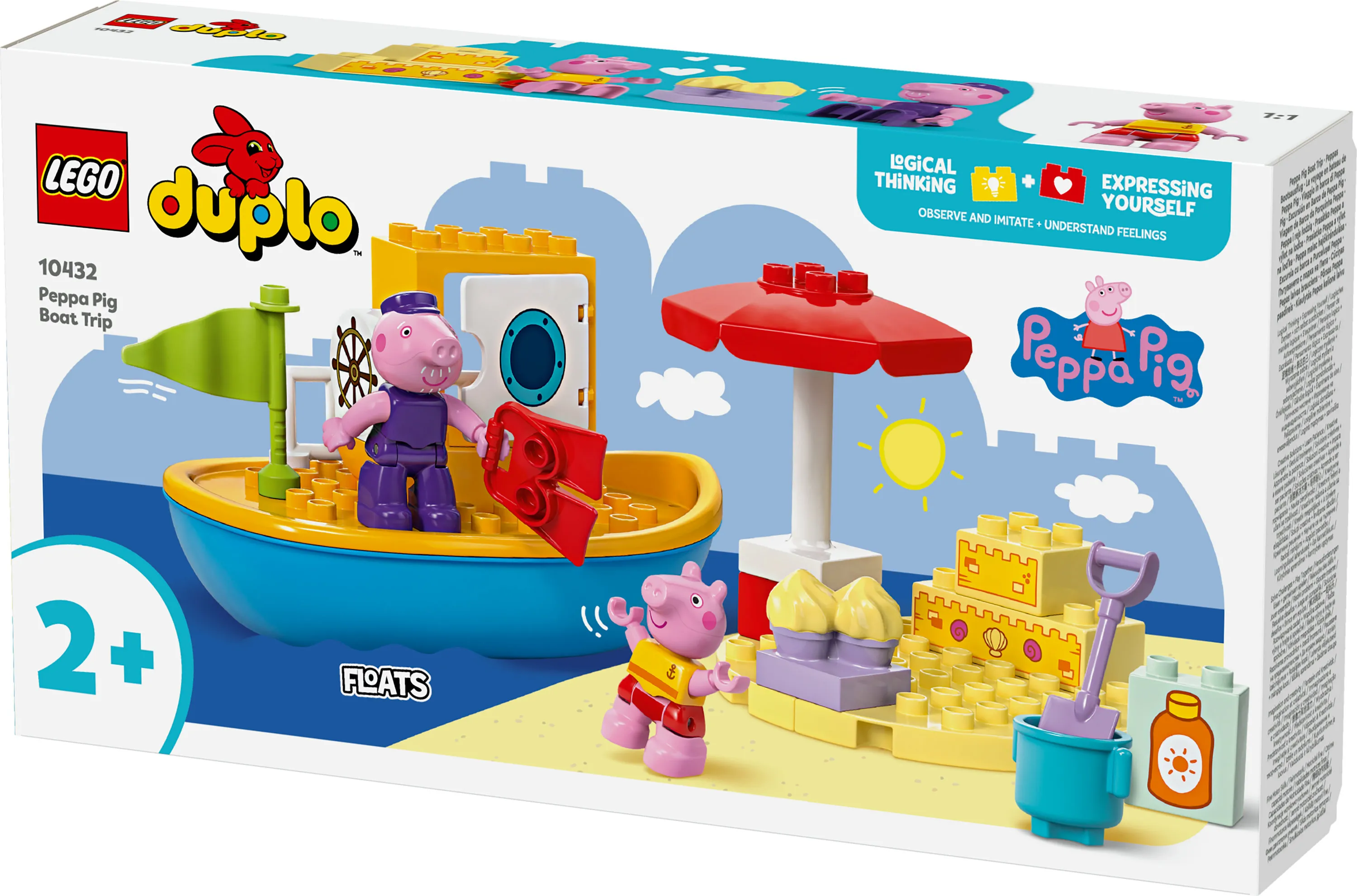 LEGO DUPLO Peppa Pig Piggy's Boat Trip 10432