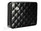 ÖGON Quilted Passport Wallet Black