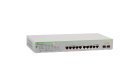 ALLIED Gigabit webSmart switch 8x 10/100/1000-T PoE+ 2x SFP Ports and single fixed PSU EU Power Code