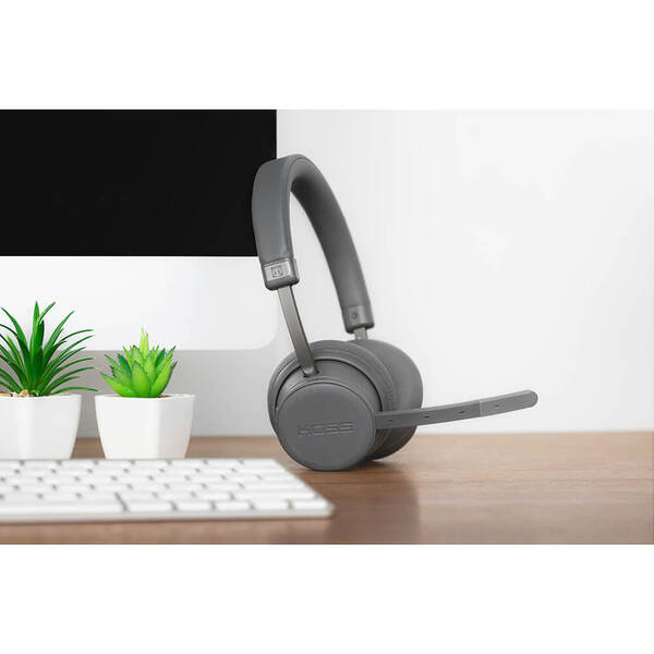 Koss CS340BT QZ tr&aring;dl&ouml;s headset dubbelpack, svart