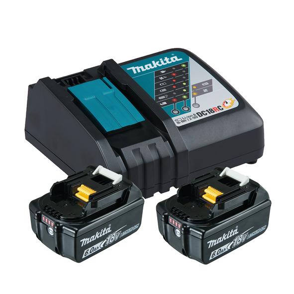 Makita LXT batterioplader - with battery charger