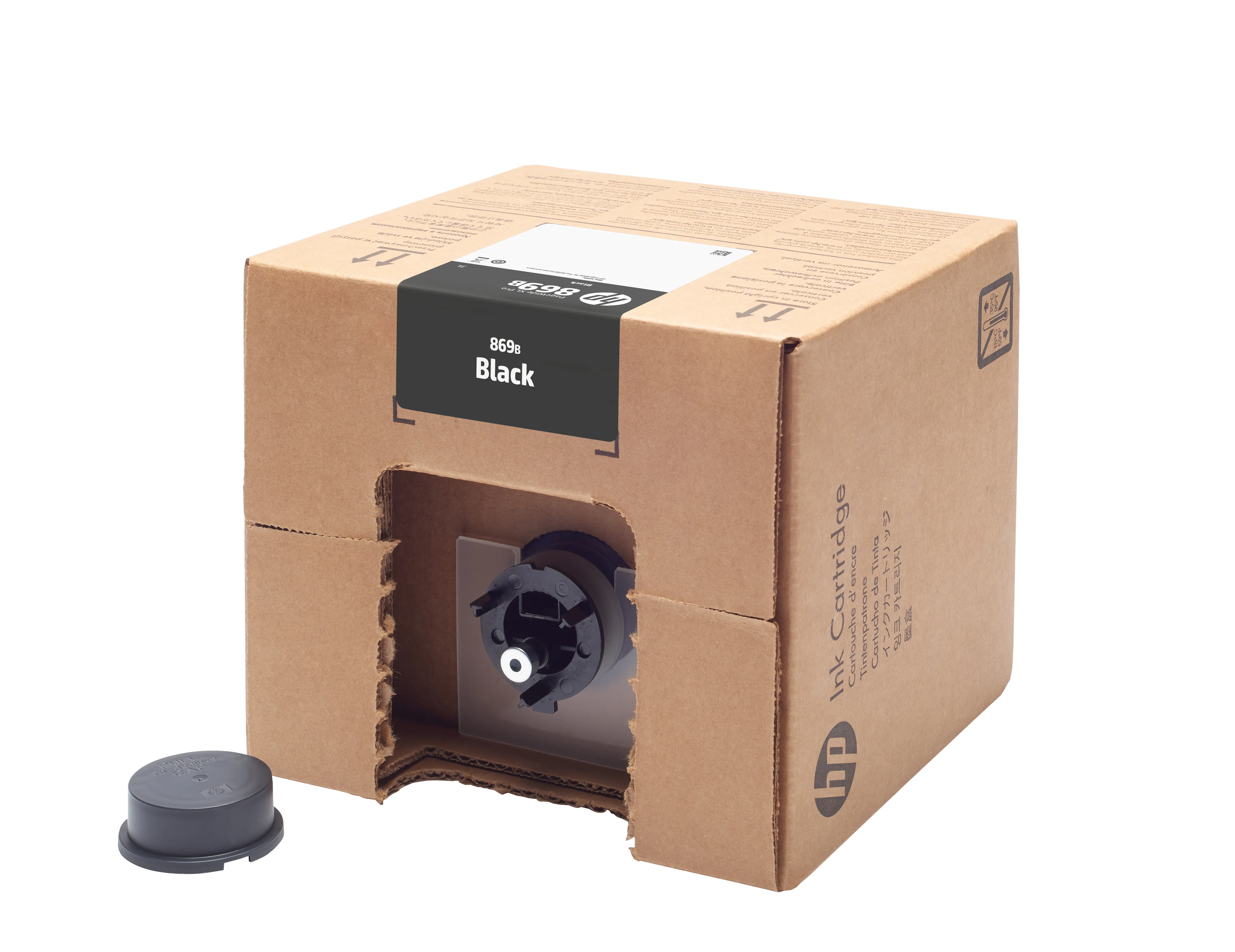 HP PageWide XL Pro 869 bl&auml;ckpatron, 3 l, svart