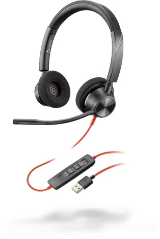 POLY/ PLANTRONICS BLACKWIRE 3320 HEADSET USB-A