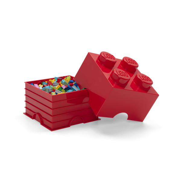 Room Copenhagen LEGO Storage Brick 4 red - RC40031730